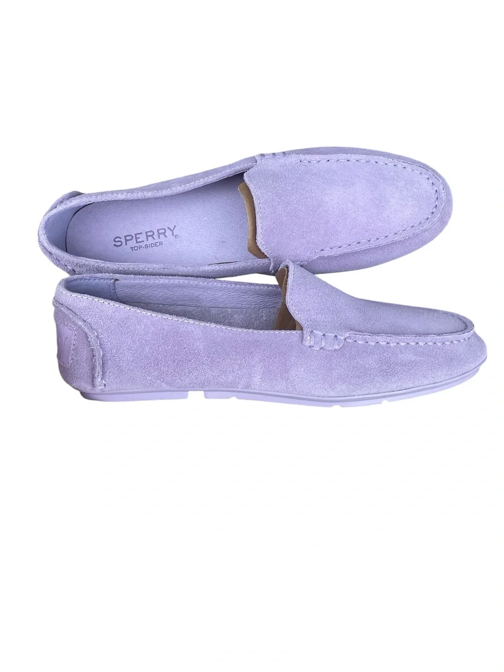 Sperry Leather Driving Loafer, Lilac, Size 6, NWOT